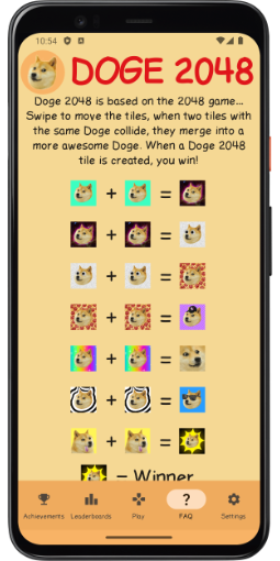 Doge 2048 Android App